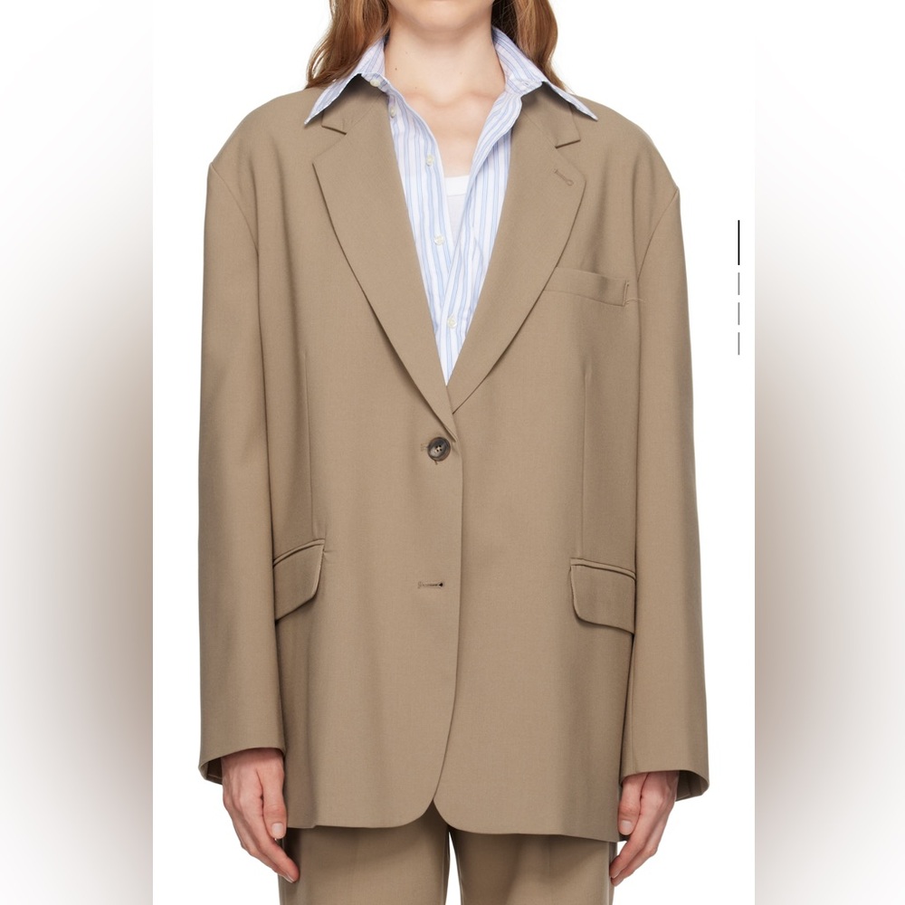 Frankie Shop Bea Blazer in Beige, size M